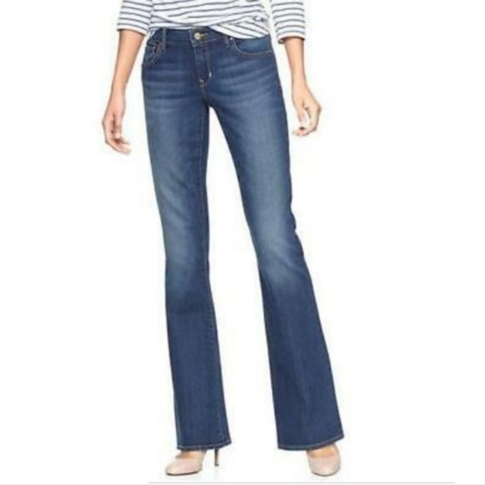 GAP Curvy Bootcut Jeans 28 6 Regular Denim Blue Jeans Everyday Classic Basic EUC
